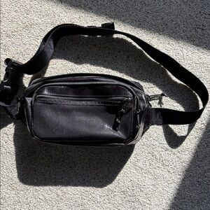 Calpak Black Belt Bag with Adjustable Strap